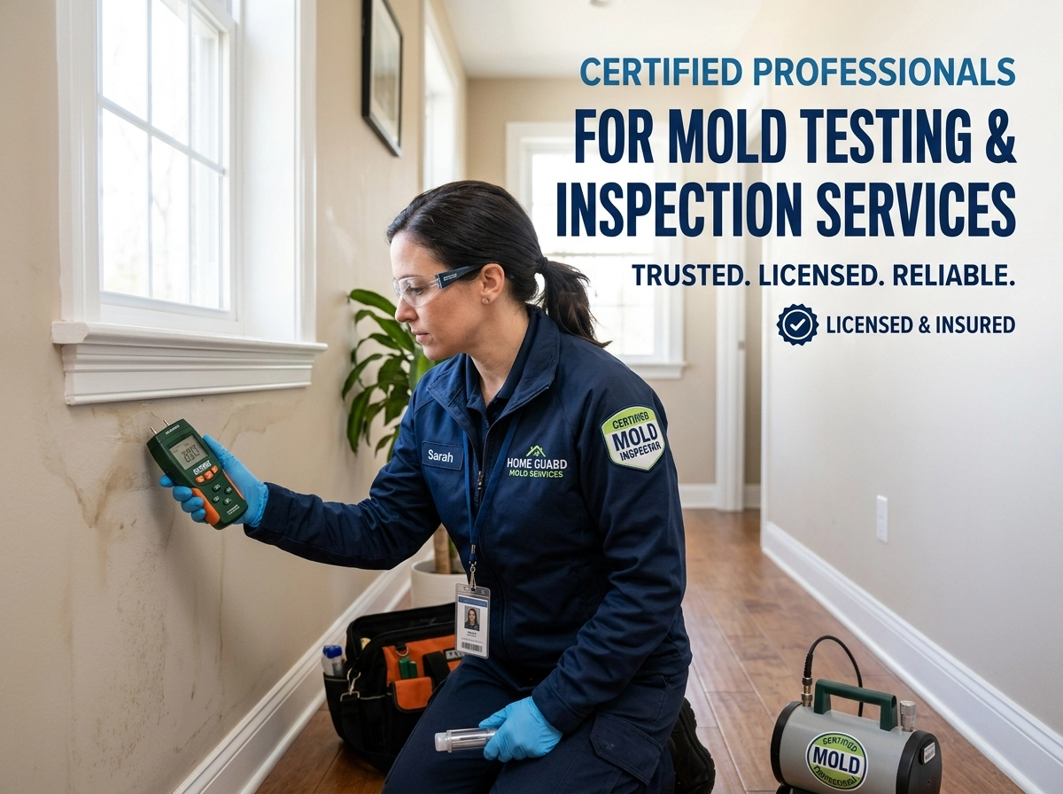Certified Professionals for mold testing and Inspection Services