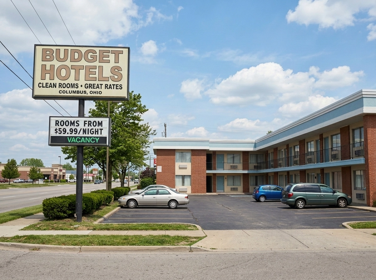 Cheap Hotels in Columbus, Ohio.